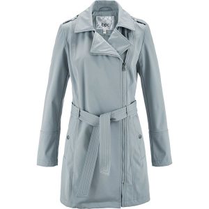 Kurtki: Kurtka softshell „biker” bonprix srebrnoszary