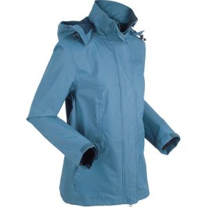Kurtki: Kurtka outdoorowa z kieszenią kangurką bonprix niebieski dżins