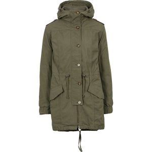 Kurtki: Kurtka parka 3 w 1 bonprix khaki