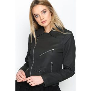 Kurtki: Czarna Ramoneska Rocks Girl