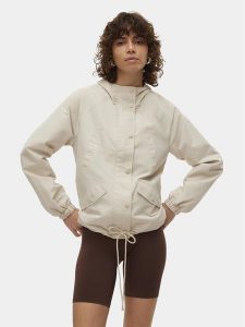 Vero Moda Kurtka przejściowa Siri 10301420 Beżowy Regular Fit. Brązowe kurtki Vero Moda, l, bez wzorów, z syntetyku, bez kaptura. Za 99,99 zł.