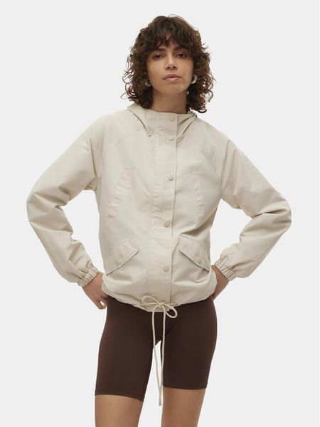 Vero Moda Kurtka przejściowa Siri 10301420 Beżowy Regular Fit. Brązowe kurtki Vero Moda, l, bez wzorów, z syntetyku, bez kaptura. Za 89,99 zł.