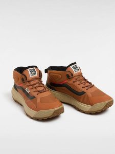 Vans Sneakersy "Crosspath Mid" w kolorze musztardowym rozmiar: 40. Pomarańczowe trampki Vans, bez wzorów, z materiału, za kostkę, bez zapięcia. Za 276,71 zł.
