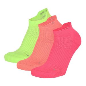 Skarpety do tenisówek fitness - Uniseks - Multi neonowe - 3 pary. Czerwone skarpetki XTREME, bez wzorów, z elastanu. Za 122,04 zł.