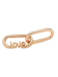 Pandora Pozłacane ogniwo "Love" rozmiar: onesize. Czerwone bransoletki Pandora, metalowe. Za 177,95 zł.