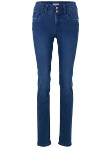 Heine Dżinsy - Skinny fit - w kolorze niebieskim rozmiar: 42. Niebieskie jeansy Heine, bez wzorów, z podwyższonym stanem. Za 39,31 zł.