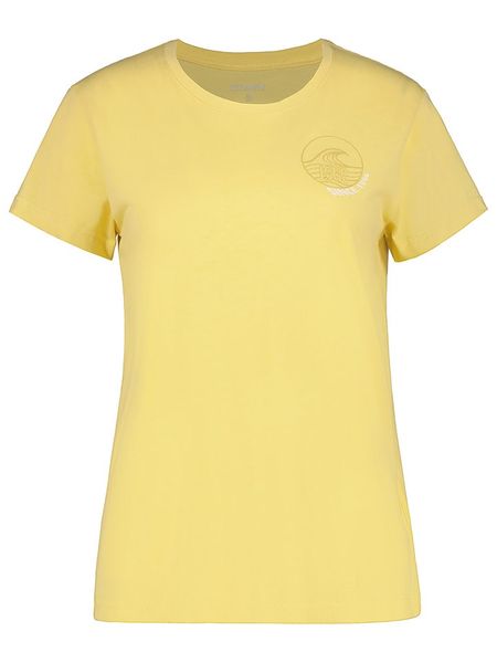 Icepeak Koszulka "Makawao" w kolorze żółtym rozmiar: XL. Żółte bluzki Icepeak, xl, bez wzorów, z bawełny, bez kołnierzyka, bez ramiączek. Za 43,57 zł.