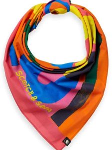Scotch & Soda Chusta ze wzorem rozmiar: onesize. Apaszki i chusty Scotch & Soda, bez wzorów, z bawełny. Za 96,60 zł.