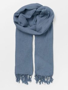 Becksöndergaard Szal "Ilona" w kolorze niebieskim - 200 x 100 cm rozmiar: onesize. Niebieskie szaliki Becksöndergaard, bez wzorów, z bawełny. Za 56,99 zł.