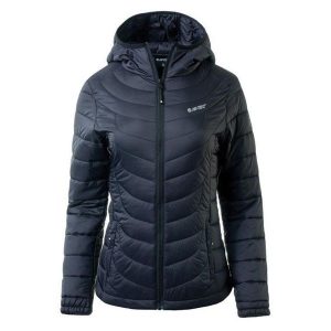 Kurtka damska pikowana Hi-Tec Lady Nahia - czarna, Rozmiar L. Czarne kurtki Hi-tec, na zimę, l, bez wzorów, z syntetyku, bez kaptura. Za 169,99 zł.