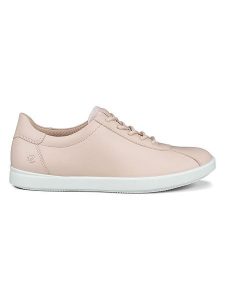 Ecco Skórzane sneakersy "Travel" w kolorze jasnoróżowym rozmiar: 38. Różowe trampki ecco, bez wzorów, ze skóry, bez zapięcia. Za 289,88 zł.