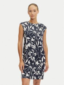 Tatuum Sukienka codzienna Zimona 1 T2508.207 Granatowy Relaxed Fit. Niebieskie kombinezony Tatuum, bez wzorów, z syntetyku, bez kołnierzyka, bez ramiączek. Za 319,99 zł.