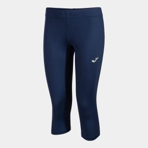 Legginsy do biegania damskie Joma Record III 3/4. Niebieskie legginsy JOMA, bez wzorów. Za 269,50 zł.