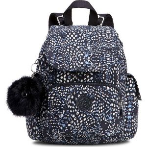 Plecak "City Pack Mini" w kolorze granatowo-białym - 27 x 29 x 14 cm. Plecaki marki Kipling. W wyprzedaży za 128,95 zł.