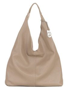 Lucca Baldi Skórzany shopper bag "Catanzaro" w kolorze beżowym - 46 x 35 x 5 cm rozmiar: onesize. Brązowe shopper bag Lucca Baldi, bez wzorów, z materiału, na ramię, bez dodatków. Za 332,24 zł.