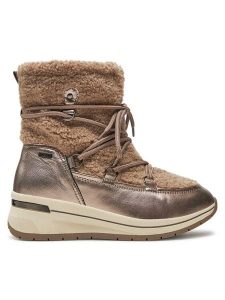 Caprice Śniegowce 9-26222-43 Brązowy. Brązowe buty zimowe Caprice, ze skóry, bez obcasa, bez zapięcia. Za 519,99 zł.