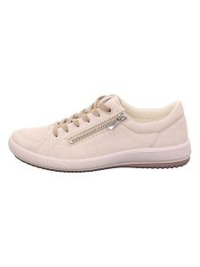 Legero Skórzane sneakersy "Tanaro 5.0" w kolorze kremowym rozmiar: 41,5. Brązowe trampki Legero, bez wzorów, bez zapięcia. Za 245,96 zł.