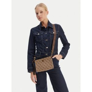 Saszetka Guess. Brązowe nerki i saszetki Guess, z aplikacjami. Za 364,99 zł.