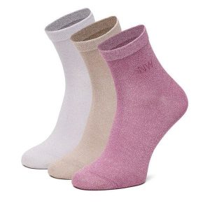 Skarpety długie Nine West. Czerwone skarpetki Nine West, bez wzorów. Za 29,99 zł.