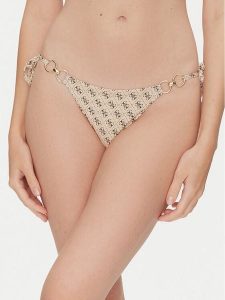 Guess Dół od bikini E5GO27 KCRL2 Beżowy. Brązowe bikini Guess, z aplikacjami, z syntetyku. Za 149,99 zł.