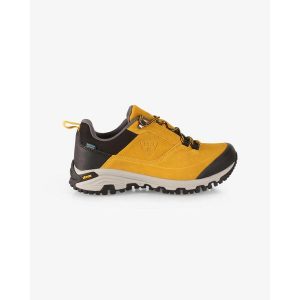 Niskie buty outdoorowe unisex Kilpi ANAK LOW WP-U. Żółte buty trekkingowe Kilpi, z nylonu, bez zapięcia. Za 401,40 zł.