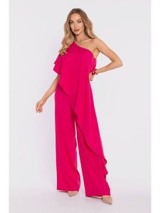 Made of emotion Kombinezon w kolorze różowym rozmiar: S. Różowe kombinezony Made Of Emotion, s, bez wzorów, bez kołnierzyka, bez ramiączek. Za 274,99 zł.
