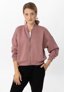 Bluza typu bomberka B-CHERRY. Czerwone bluzy Volcano, m, bez wzorów, z materiału, bez kaptura. Za 159,99 zł.