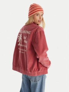 Billabong Kurtka przejściowa Chill Time EBJJK00174 Różowy Regular Fit. Czerwone kurtki Billabong, s, bez wzorów, z bawełny, bez kaptura. Za 449,99 zł.