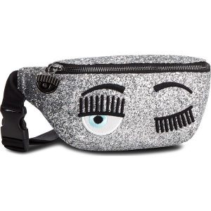 Saszetka nerka CHIARA FERRAGNI - 18AI-CFBB003 Argento. Szare nerki i saszetki marki Chiara Ferragni, z tworzywa sztucznego. Za 579,00 zł.