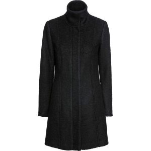Krótki płaszcz boucle. Białe płaszcze bonprix, bez wzorów, bez kaptura. Za 369,99 zł.