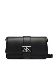 Armani Exchange Torebka XW002567 AF12039 UC001 Czarny. Czarne listonoszki Armani Exchange, bez wzorów, ze skóry, bez dodatków. Za 439,99 zł.