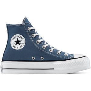 Buty sportowe Converse Chuck Taylor All Star Lift. Niebieskie buty trekkingowe Converse, bez zapięcia. Za 406,30 zł.
