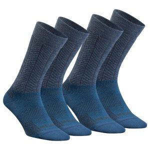 Skarpety turystyczne Quechua SH500 Mid. Czarne skarpetki QUECHUA, bez wzorów, z elastanu. Za 69,99 zł.