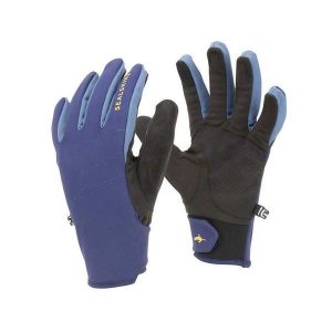 Wodoodporne rękawice z kontrolą fuzji Sealskinz all weather. Czarne rękawiczki SEALSKINZ, bez wzorów. Za 456,50 zł.