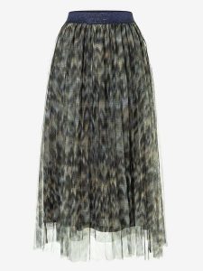 More & More Spódnica w kolorze granatowo-zielonym rozmiar: 38. Niebieskie spódnice More & More, bez wzorów, z tiulu, maxi. Za 100,75 zł.