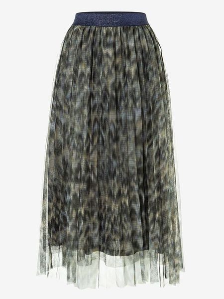 More & More Spódnica w kolorze granatowo-zielonym rozmiar: 38. Niebieskie spódnice More & More, bez wzorów, z tiulu, maxi. Za 100,75 zł.