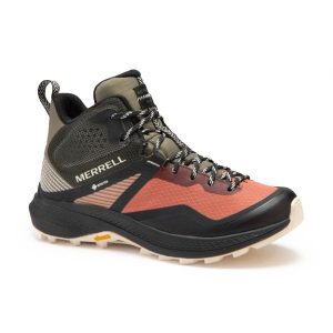Buty turystyczne damskie Merrell MQM Mid GTX wodoodporne. Buty trekkingowe Merrell, z gore-texu, bez zapięcia. W wyprzedaży za 599,99 zł.