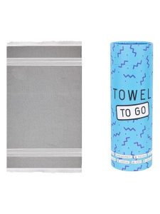 Samimi Chusta hammam "Oasis" w kolorze szarym - 180 x 100 cm rozmiar: onesize. Szare apaszki i chusty Samimi, bez wzorów, z bawełny. Za 52,99 zł.