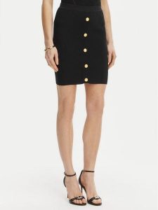 Marciano Guess Spódnica mini G6GD09 Z0628 Czarny Classic Fit. Czarne spódnice Marciano Guess, s, z aplikacjami, z wiskozy, mini. Za 295,00 zł.