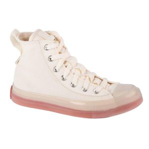 Buty sportowe do chodzenia damskie, Chuck Taylor All Star CX Explore. Białe buty sportowe Converse, bez wzorów, bez zapięcia, trekkingowe. Za 279,99 zł.