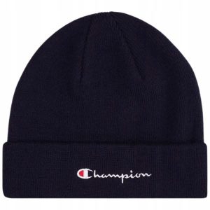 Czapka sportowa unisex Champion zimowa ciepła. Niebieskie czapki Champion, bez wzorów, sportowe. Za 54,90 zł.