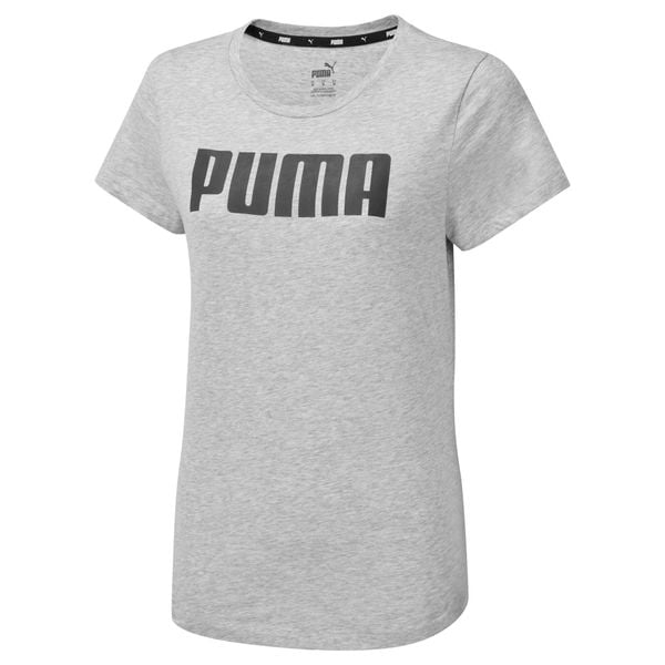 T-shirt z krótkim rękawem damski Puma ESS. Białe t-shirty Puma, s, bez wzorów, bez kołnierzyka, bez ramiączek. Za 69,99 zł.