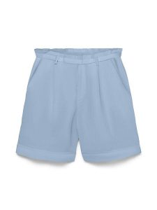 Vero Moda Szorty w kolorze błękitnym rozmiar: XS. Niebieskie szorty Vero Moda, bez wzorów, z podwyższonym stanem. Za 87,95 zł.