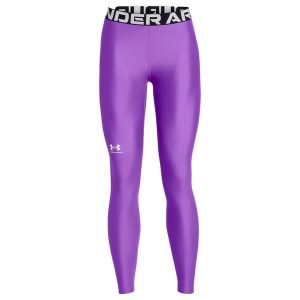Legginsy Under Armour Ua Hg Legging Damskie. Fioletowe legginsy Under Armour, bez wzorów, z materiału. Za 228,99 zł.