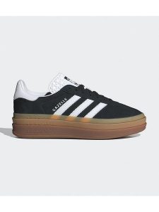 Adidas Skórzane sneakersy "Gazelle" w kolorze czarnym rozmiar: 36 2/3. Czarne trampki ADIDAS, bez wzorów, bez zapięcia. Za 448,99 zł.