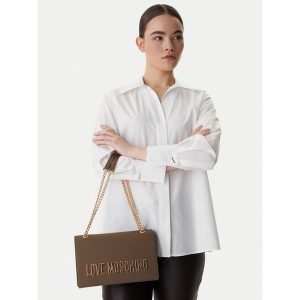 Torebka LOVE MOSCHINO. Brązowe torebki klasyczne LOVE MOSCHINO, bez wzorów, bez dodatków. Za 699,99 zł.