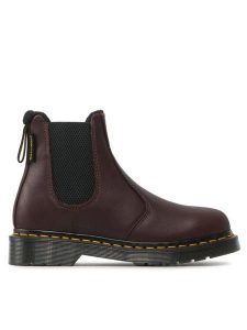 Dr. Martens Sztyblety 2976 27821201 Bordowy. Czerwone botki Dr. Martens, bez wzorów, ze skóry, bez obcasa, na płaskiej podeszwie, bez zapięcia. Za 579,99 zł.