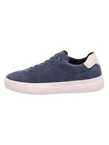 Legero Skórzane sneakersy "Mondo" w kolorze niebieskim rozmiar: 47. Niebieskie trampki Legero, bez wzorów, bez zapięcia. Za 264,45 zł.