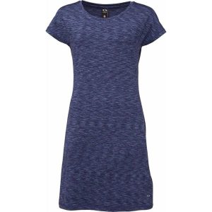 Damska sukienka Loap Marilyn Blu Blue. Niebieskie sukienki ZSPORT, xs, bez wzorów, z elastanu, sportowe, bez kołnierzyka, bez ramiączek, sportowe. Za 182,99 zł.