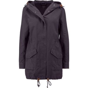 Abercrombie & Fitch Parka grey. Szare płaszcze marki Abercrombie & Fitch, z bawełny. W wyprzedaży za 341,55 zł.